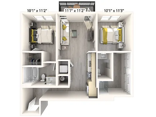 Floor plan B9V-Unit4099