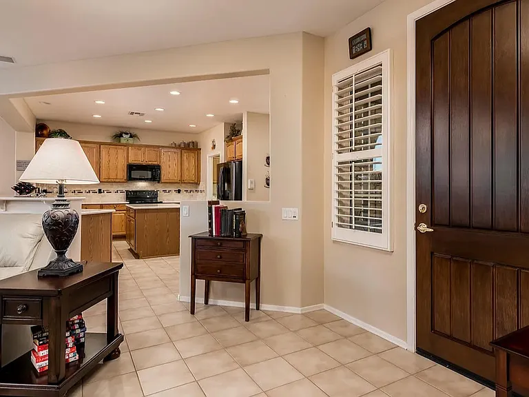 view of kitchen from entry