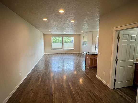 Living, Dining room and half bath (right)