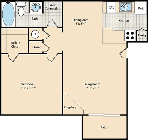 Floor plan The Ouray