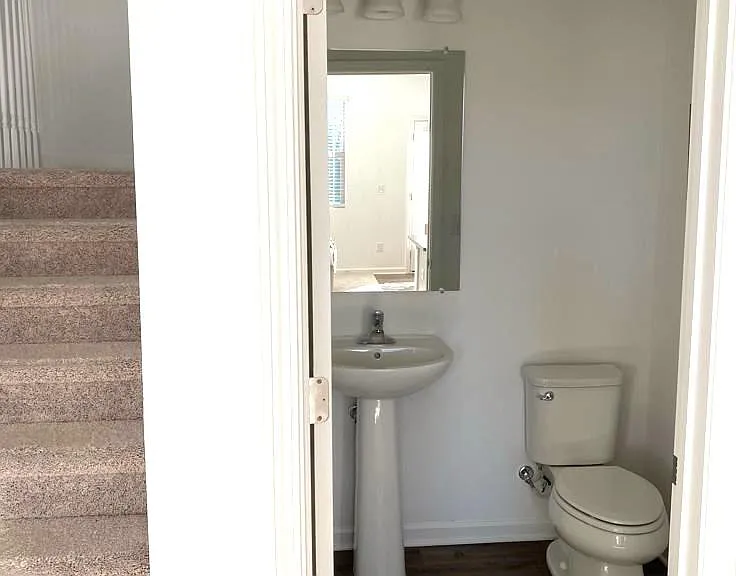 Powder room and Stairs