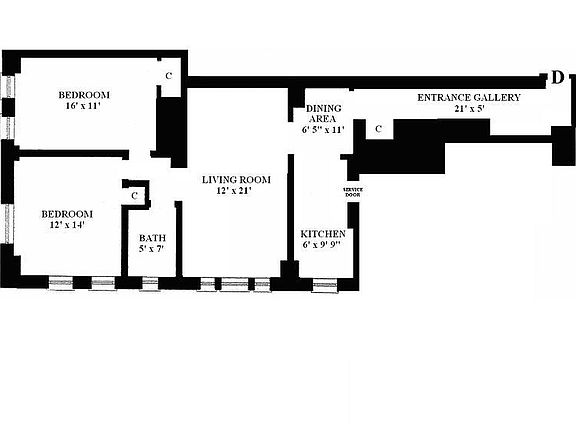 2nd image of 250 W 85th St #14D