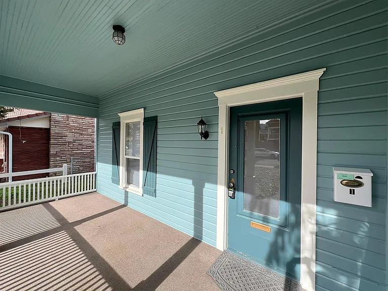 Covered front porch