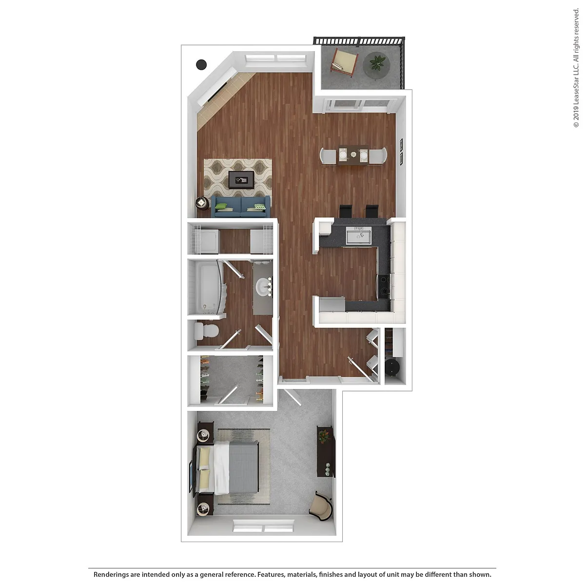 Floor plan 1x1 Stella
