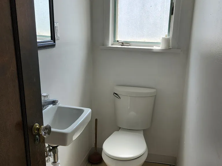 First floor half bath