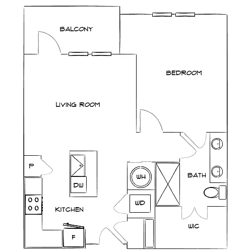 Floor plan Design 1B