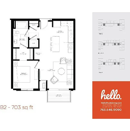 Floor plan B2