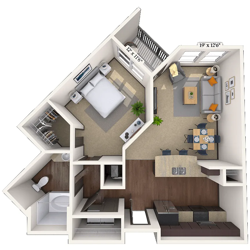 Floor plan Albermarle