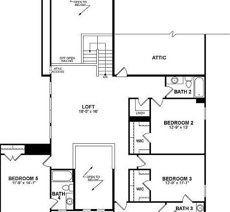 Lindsey Second Floor Plan