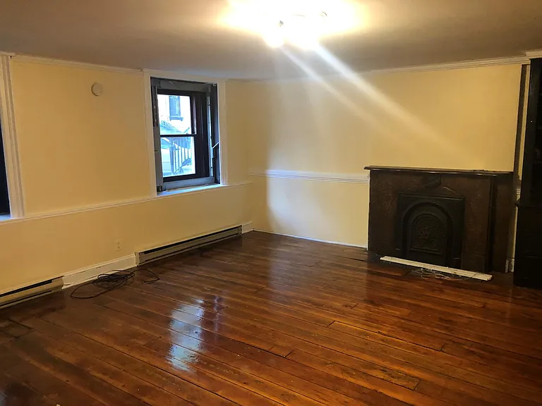 Living room + fireplace
