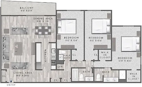 Floor plan C1