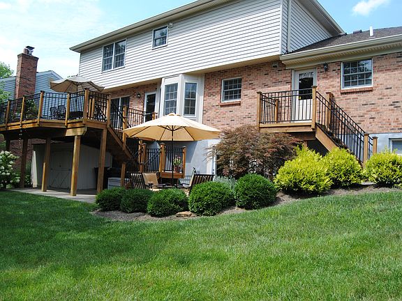Rear Yard with Deck & Patio