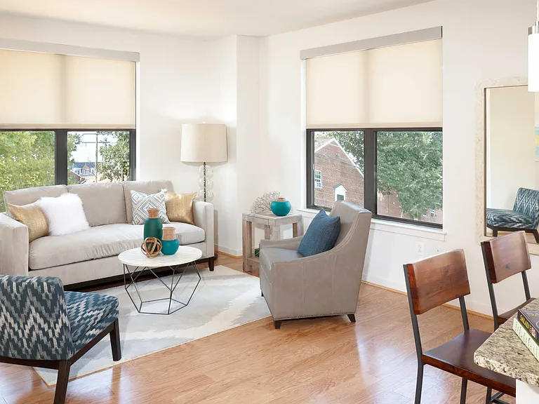 Living Room with Hard Surface Flooring