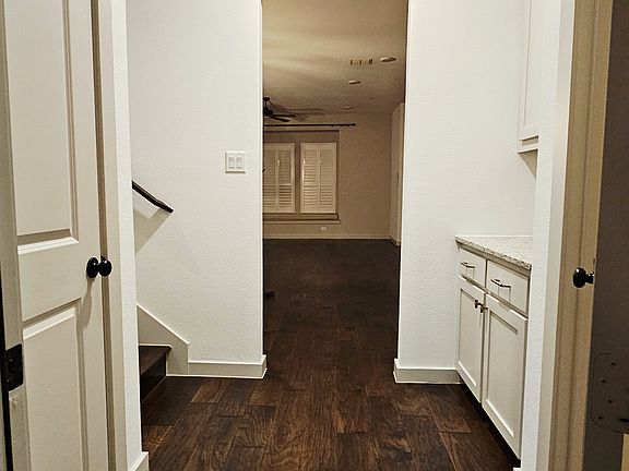 Rear Garage Entrance