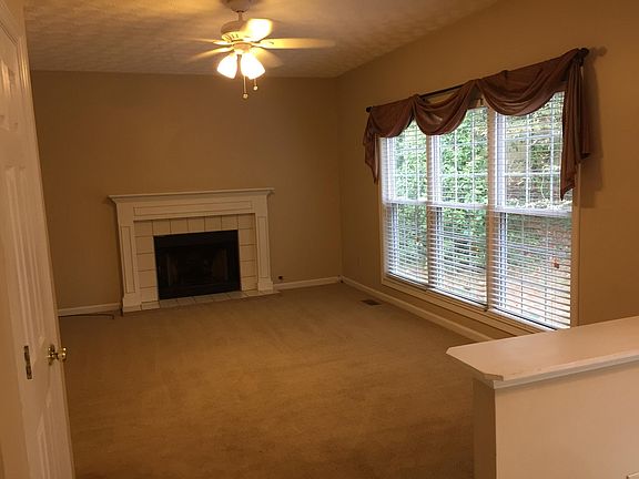 Family Room with gas log fireplace