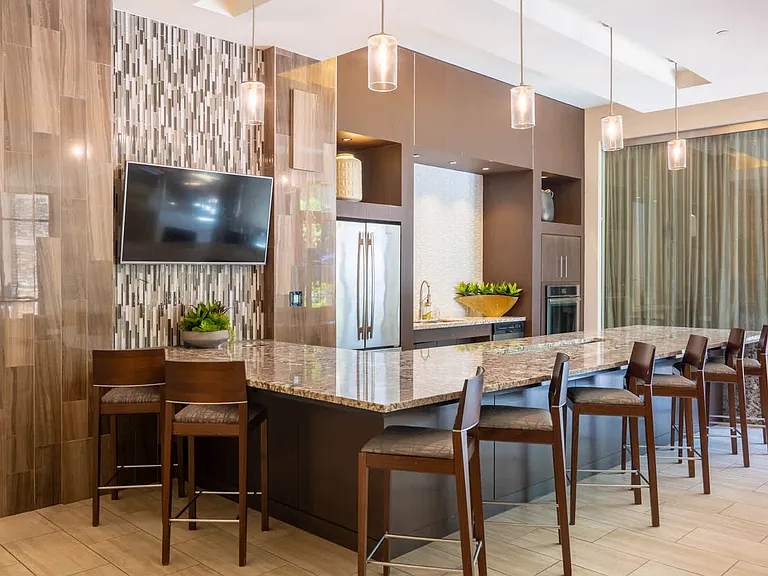 Resident Lounge and Kitchen