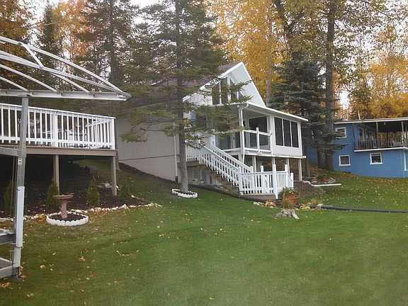 Lakefront view without bridg