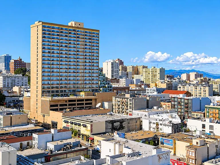 Views from top-floor apartments