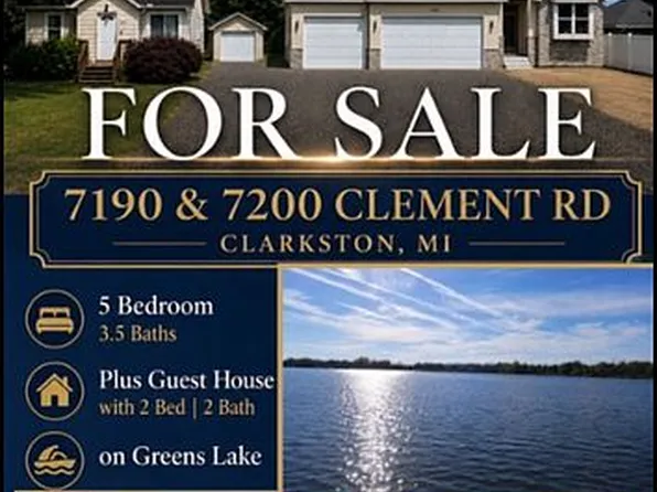7190 Clement Rd, Clarkston, MI 48346
