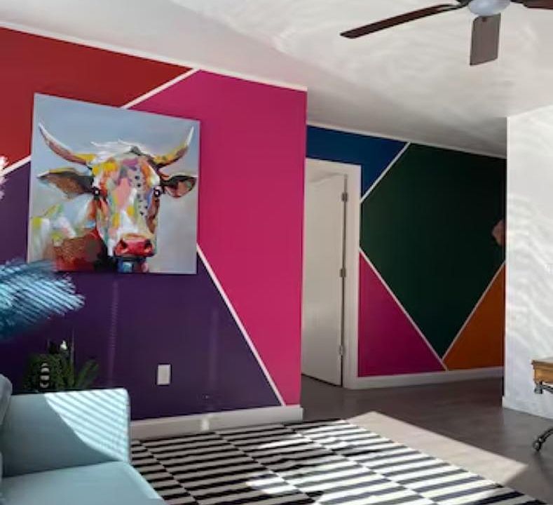 There's no time to be bored in a living room as beautiful as this. *This is a shared space with other guests*