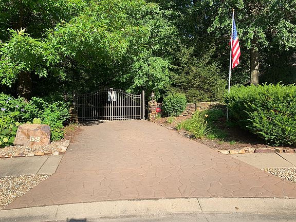 Gated private entrance