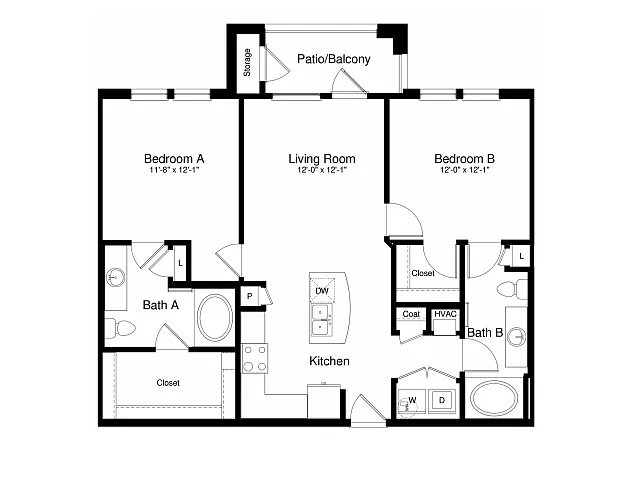 Floor plan B1