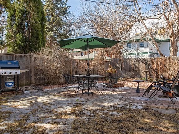 Shared backyard area