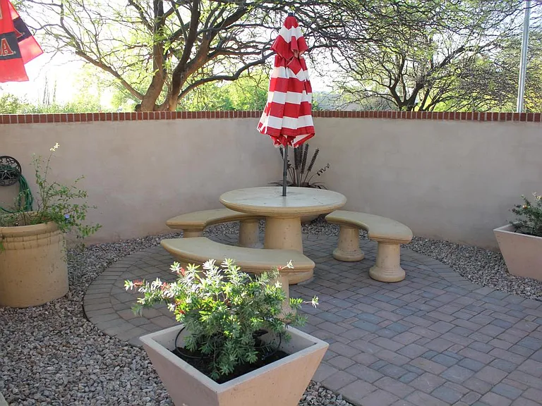 Front Courtyard Table