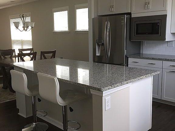 Kitchen with island