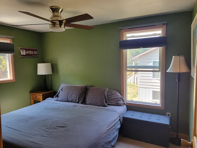 Upstairs bedroom 2 with natural light