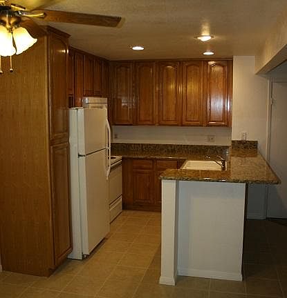 Kitchen end view