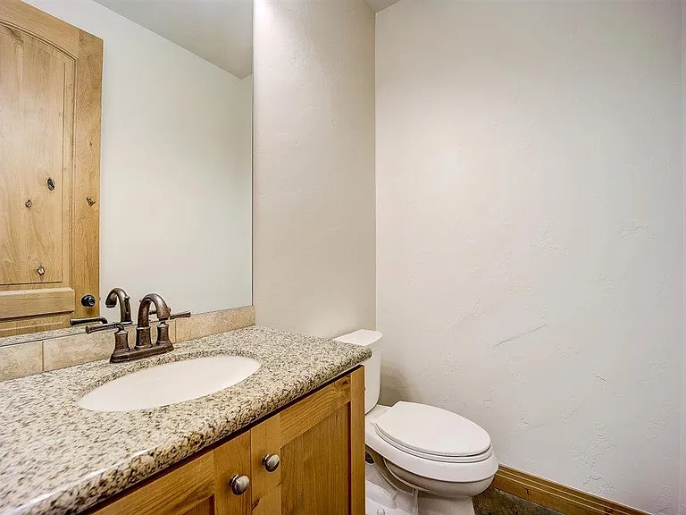 Main floor half bath