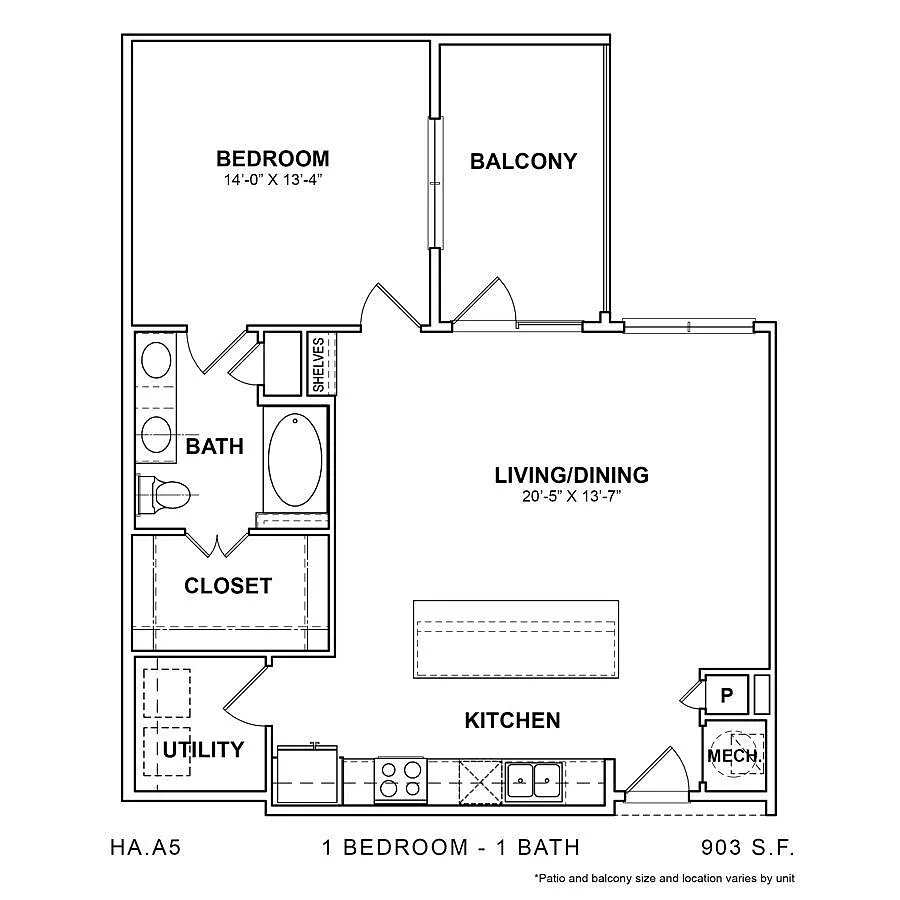 Floor plan HA.A5