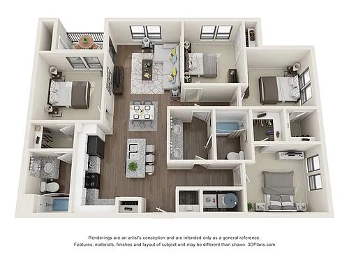 Floor plan D1