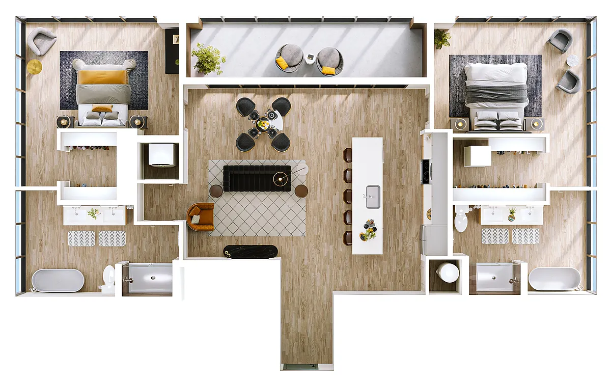 Floor plan B16 - Penthouse