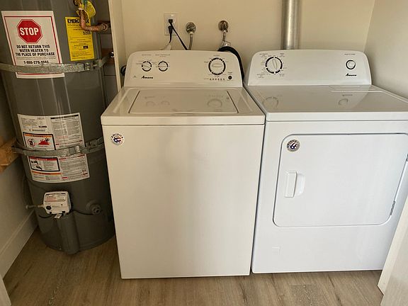New water heater and washer & Dryer