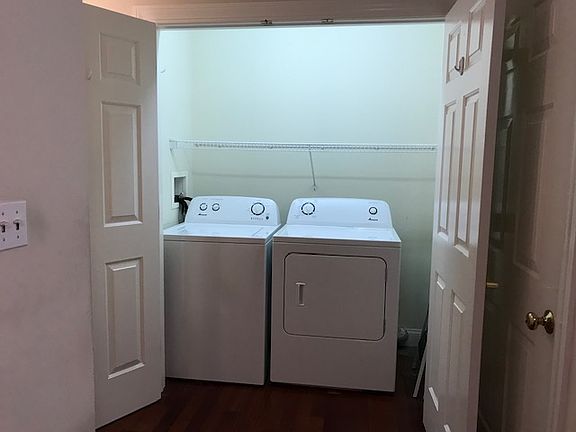 Laundry area near kitchen
