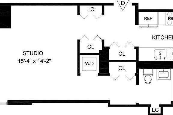 2nd image of 160 W 62nd St APT 12D
