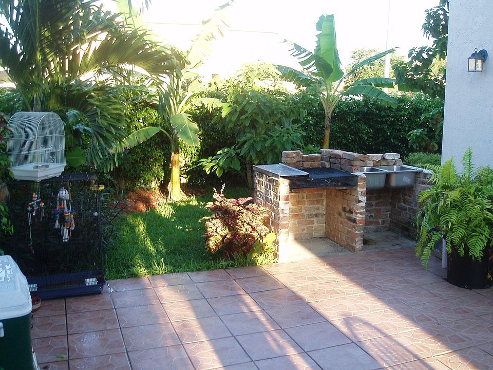 the backyard