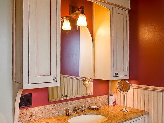 Main level bathroom vanity