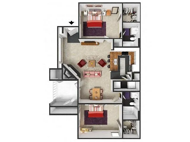 Floor plan Cambridge