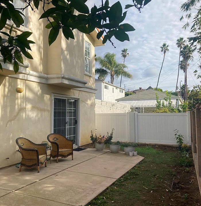 Private entrance into the family room from the patio/ back yard