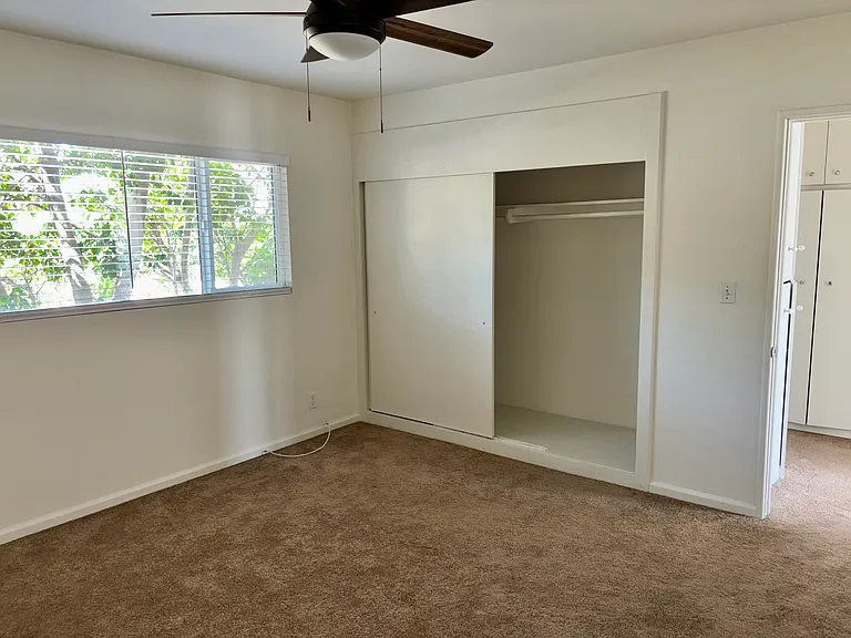 Bedroom and closet