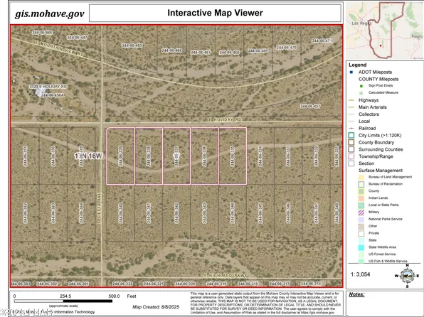 0 Holiday Rd, Yucca, AZ 86438