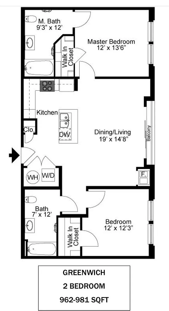 Floor plan Greenwich