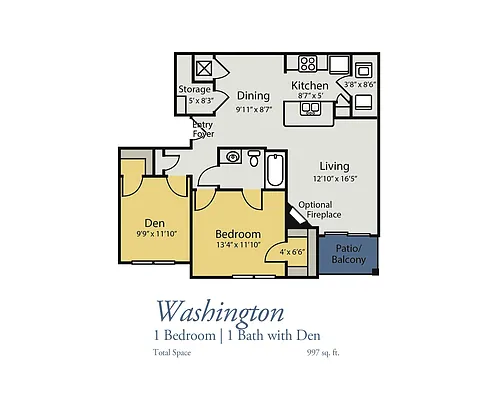 Floor plan Washington