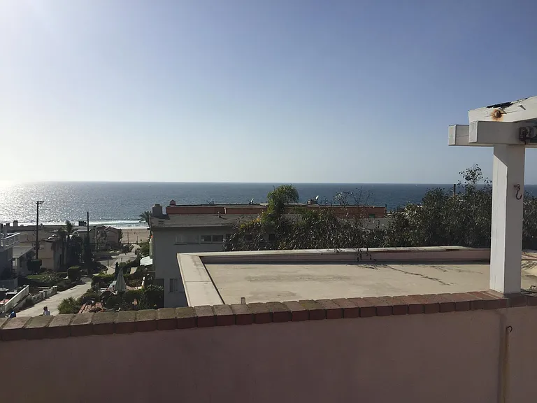 Ocean views from the rooftop deck