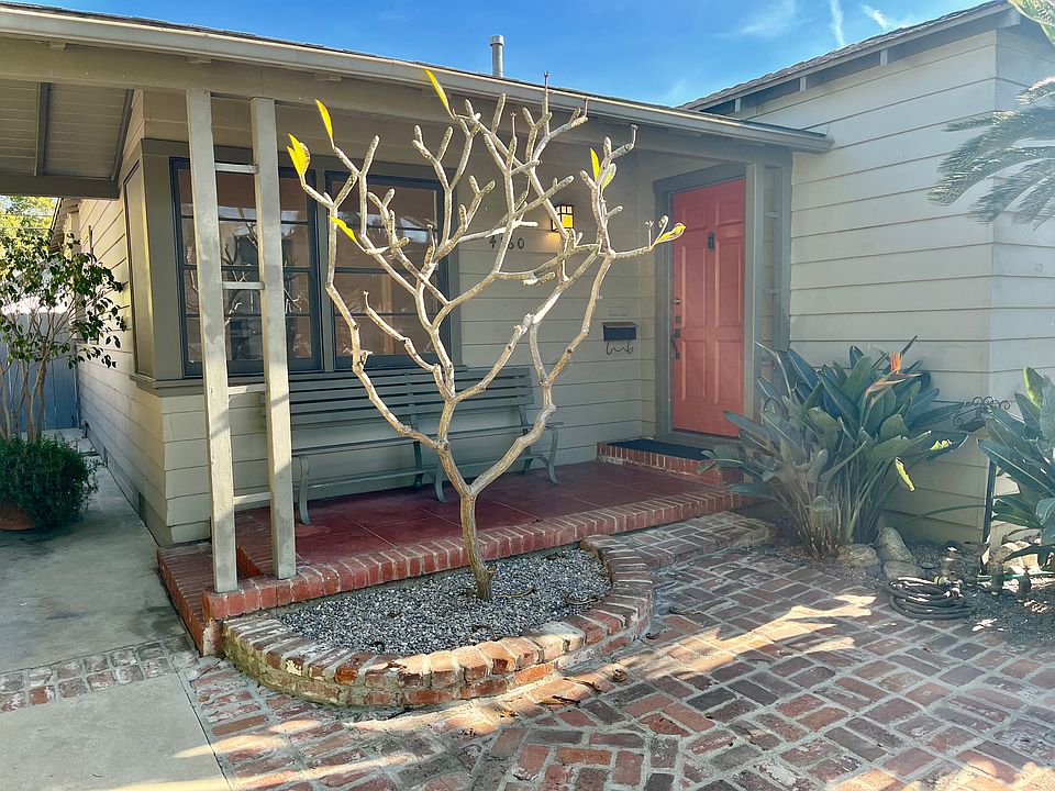 Front patio and door.