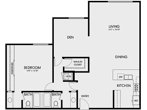 Floor plan 1DC