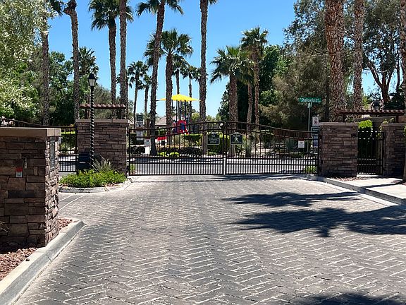 Straight on Entrance to community-Community park is front view and home is to the right (only 85 custom homes)